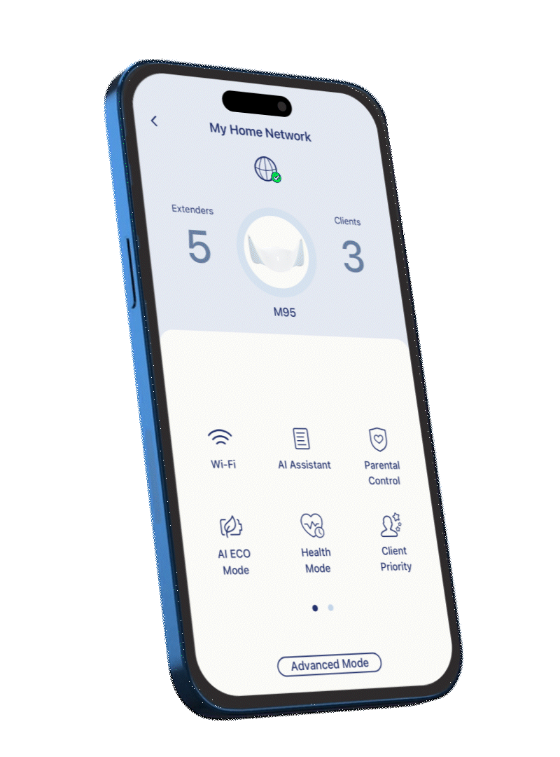 M95 Smarter Control via the AQUILA PRO AI App illustration