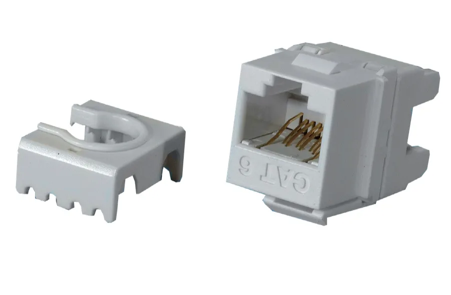 Photo du produit : connecteurs Keystone Cat6 UTP à terminaison rapide