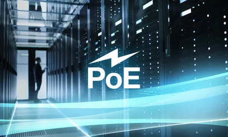 رسم توضيحي لميزانية طاقة PoE عالية (370W)