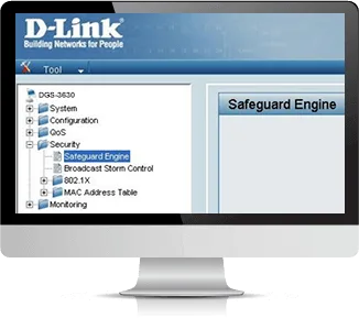 DGS-3630 Series Security, Performance & Availability illustration