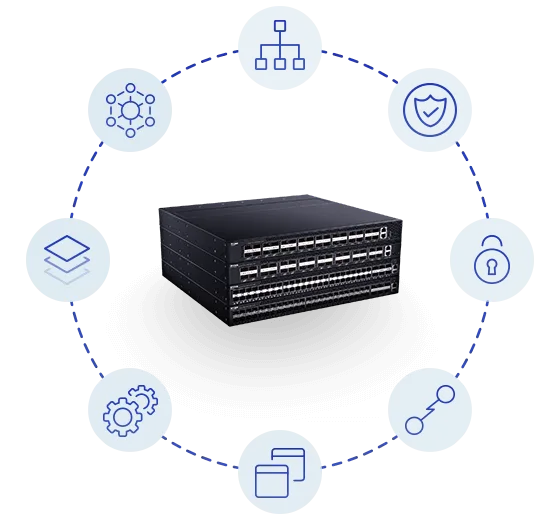 إمكانات شاملة على Layer 2 وLayer 3 لـ D-Link DXS-5000-54S