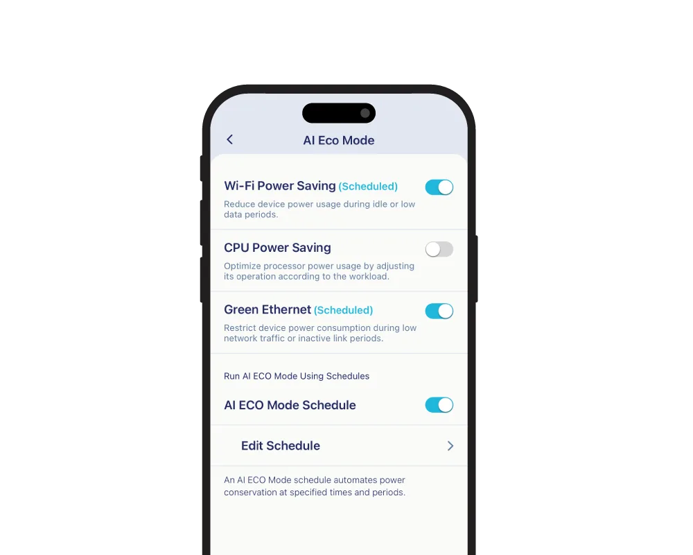 M95 Smarter Power Saving with AI ECO Mode illustration