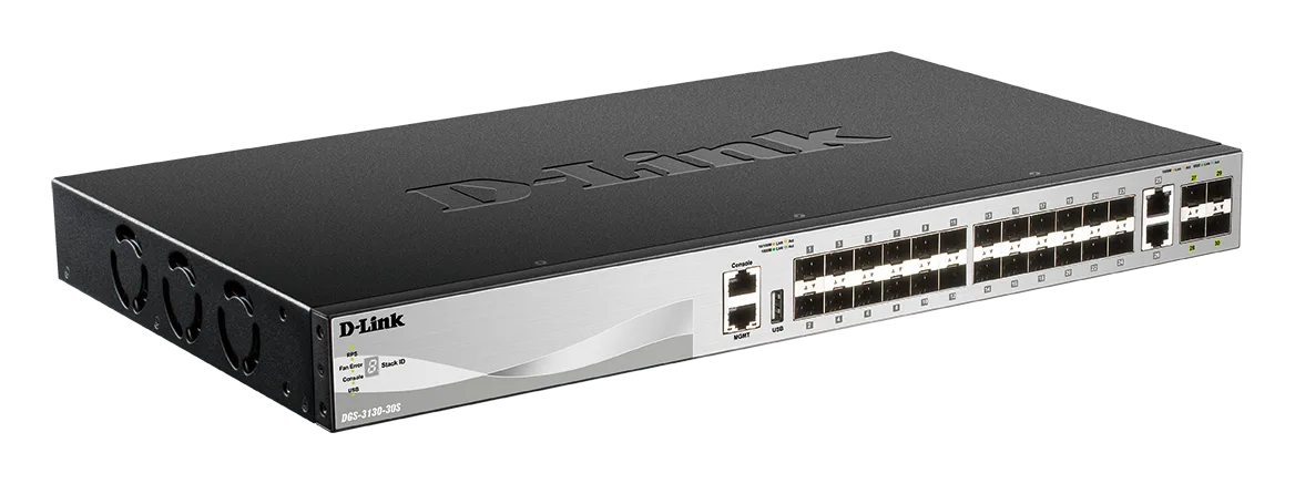 30-Port Lite Layer 3 Stackable Managed Switch