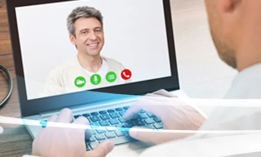 رسم توضيحي للمكالمات عبر VoIP في DSL-X1852E