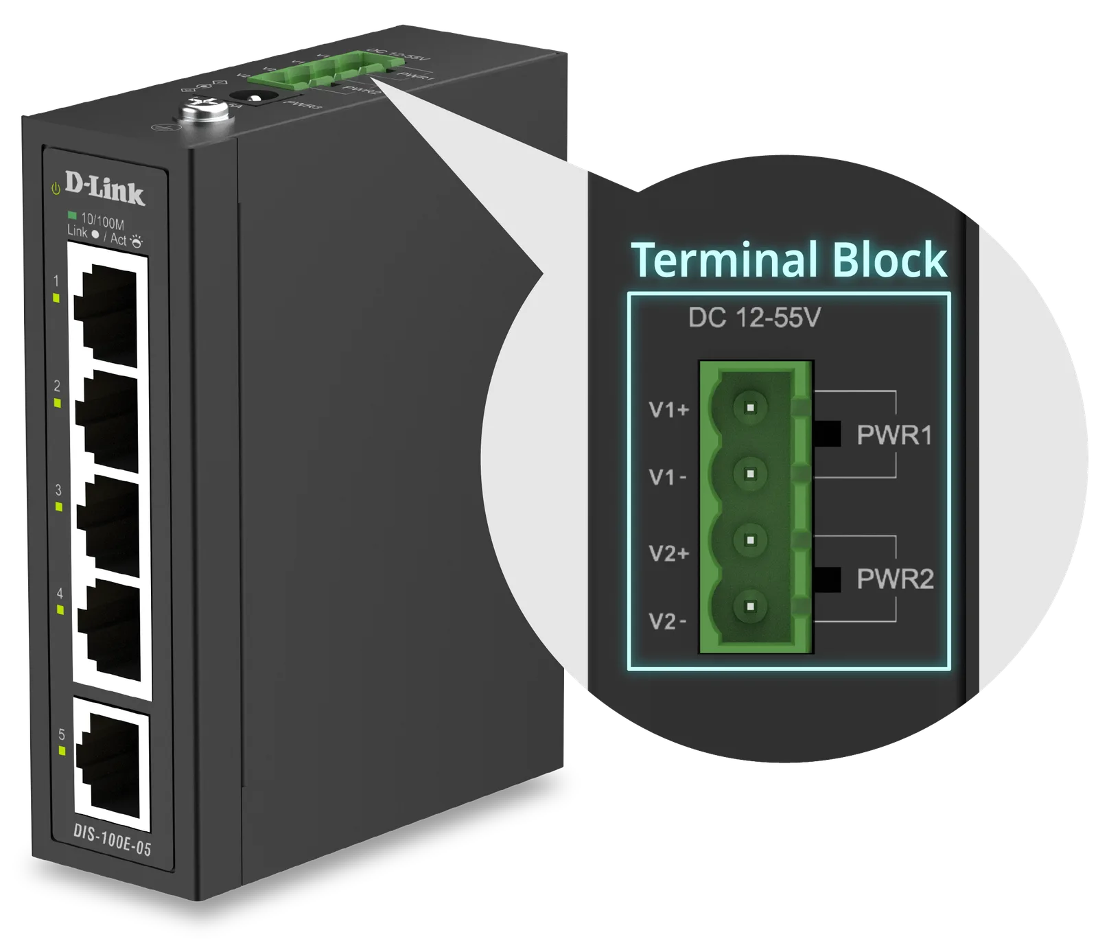 DIS-100E-05 Uninterrupted Power Redundancy illustration