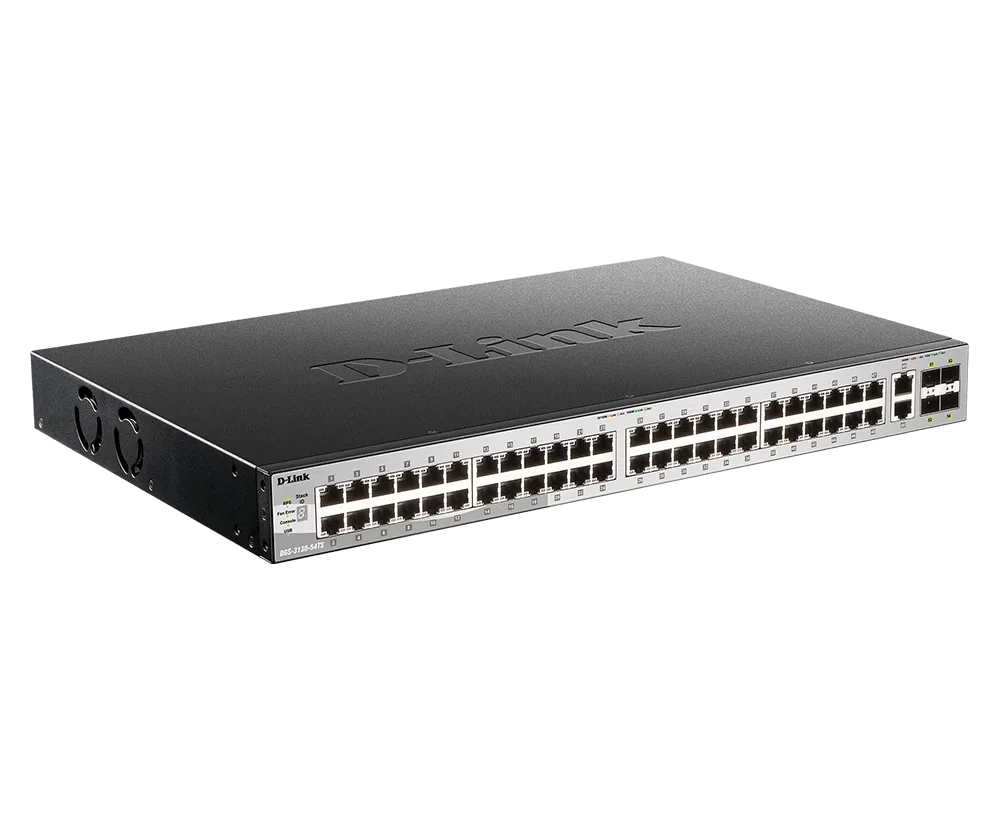 Commutateur administrable empilable Lite Layer 3 Gigabit à 54 ports