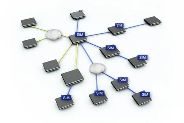 رسم توضيحي للإدارة عبر عنوان IP واحد في DGS-3000-28XMP