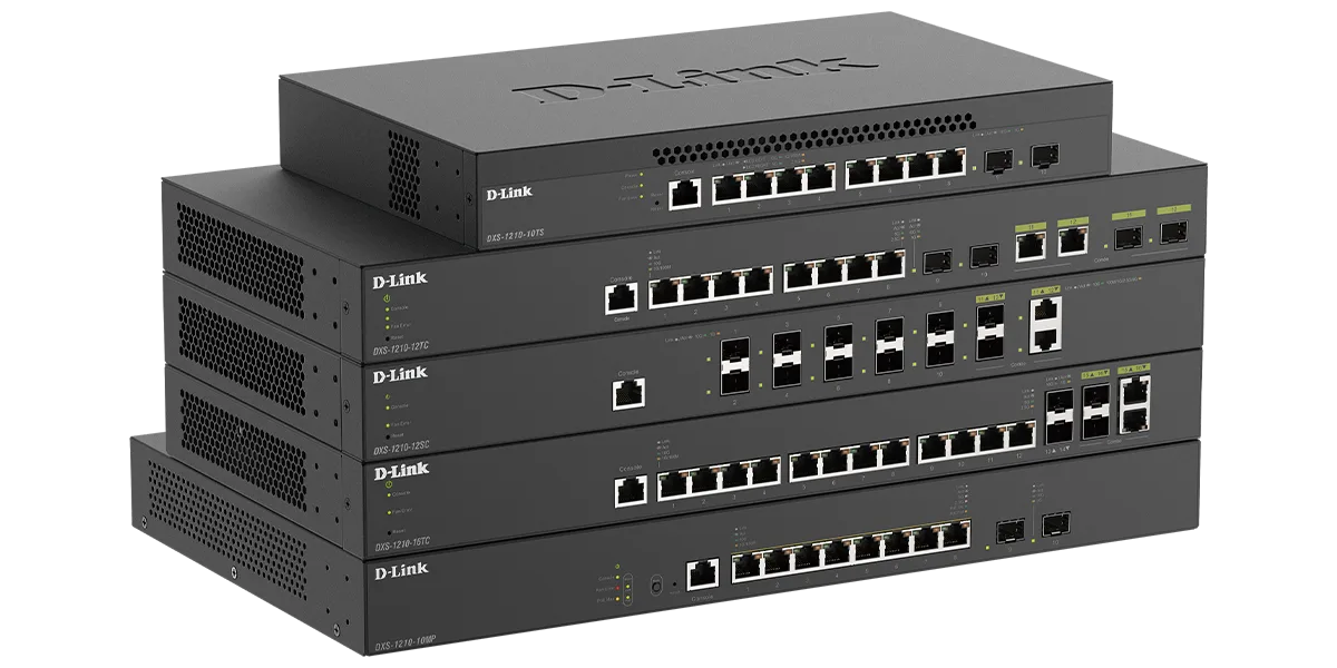 DXS-1210 Series affordable 10G switch illustration