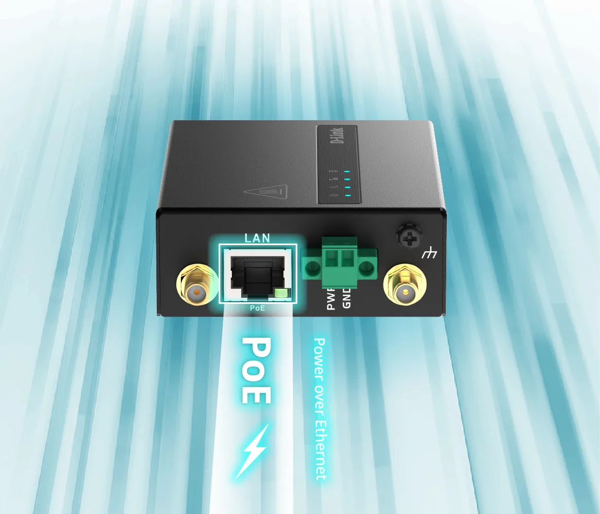 Illustration du renforcement de votre réseau M2M avec le PoE+ du DWM-311-GP