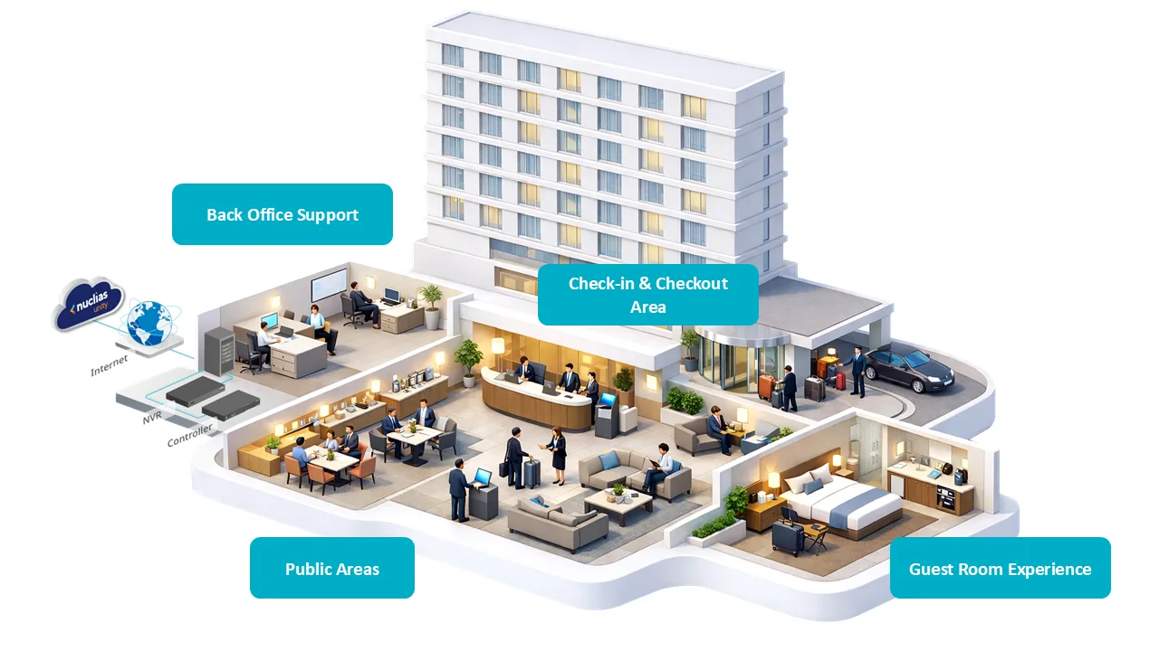 Application Diagram for Business Hotels