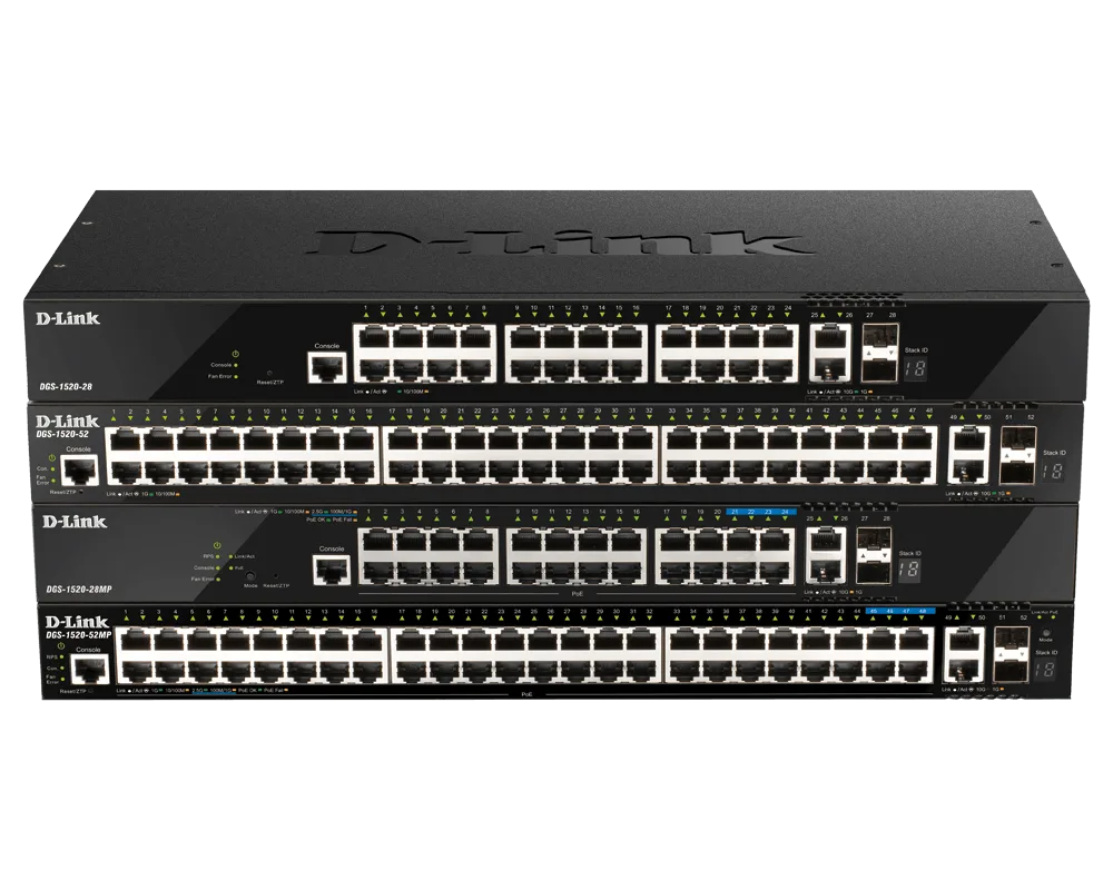 DGS-1520-28MP high availability illustration