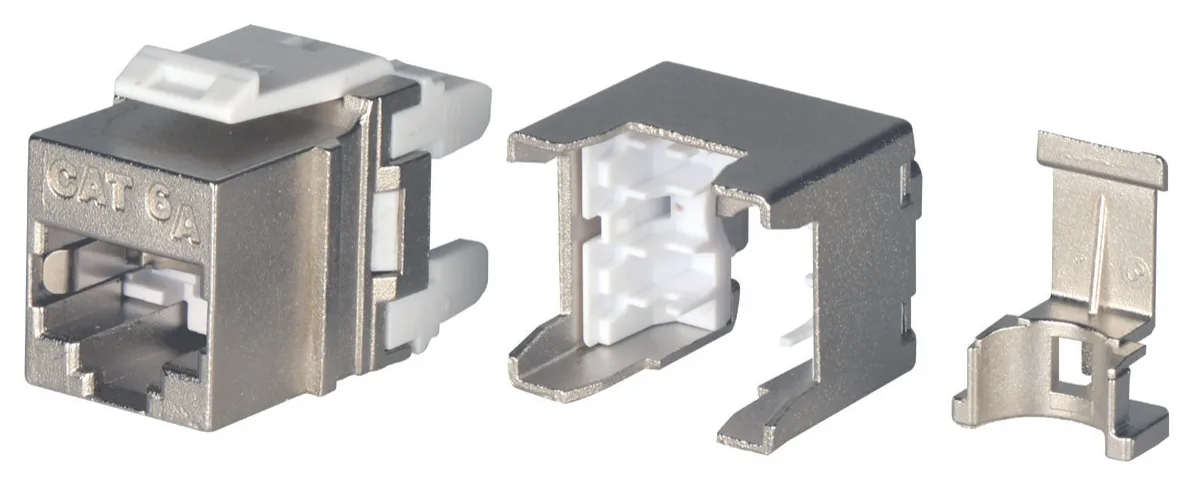 صورة المنتج: مقابس Keystone محمية (Shielded) للإنهاء السريع