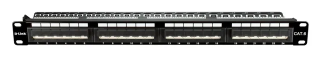 صورة المنتج: لوحات التوصيل (Patch Panel) Cat6 المجهزة والمائلة