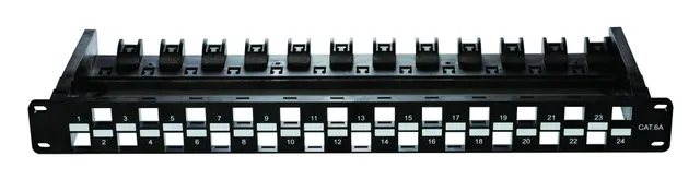 صورة المنتج: لوحات التوصيل (Patch Panel) Cat6A غير المجهزة