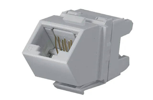 Cat6 Unshielded Fast Termination Angled Keystone Jacks product photo