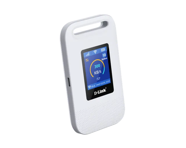 DWR-932M 4G LTE Battery Mobile Wi-Fi Router with LCD Display