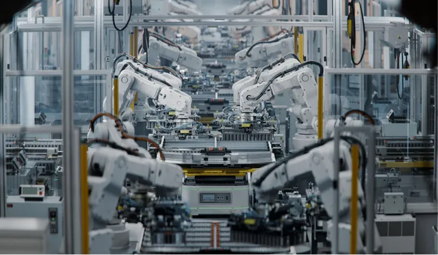 Illustration de l’automatisation industrielle