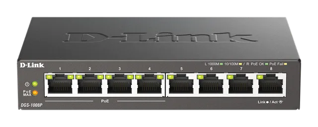 8-Port Gigabit Unmanaged PoE Switch