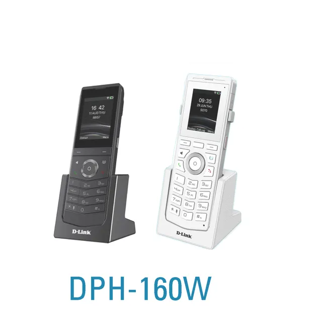 هاتف IP SIP لاسلكي بـ8 خطوط DPH-160W