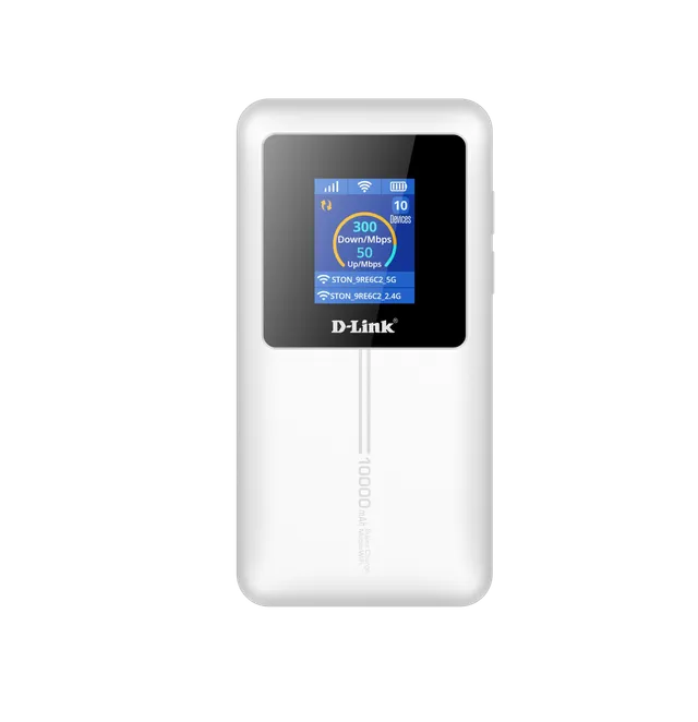 راوتر Wi-Fi محمول 4G LTE DWR-940M يعمل بالبطارية مع شاشة LCD