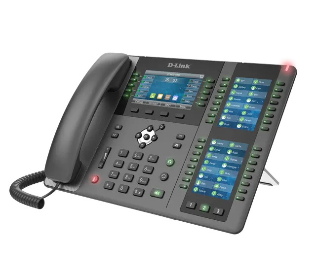 هاتف IP للأعمال بمنافذ Gigabit ويدعم PoE DPH-610G