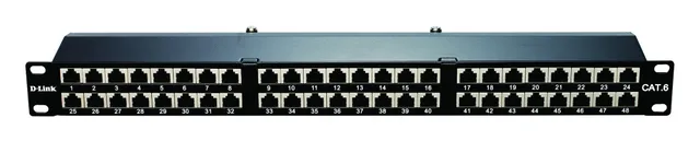 صورة المنتج: لوحات التوصيل (Patch Panel) Cat6 المحمية (Shielded)