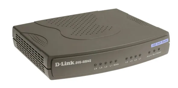 بوابة VoIP للخطوط الرئيسية مع 4 منافذ FXO DVG-6004S