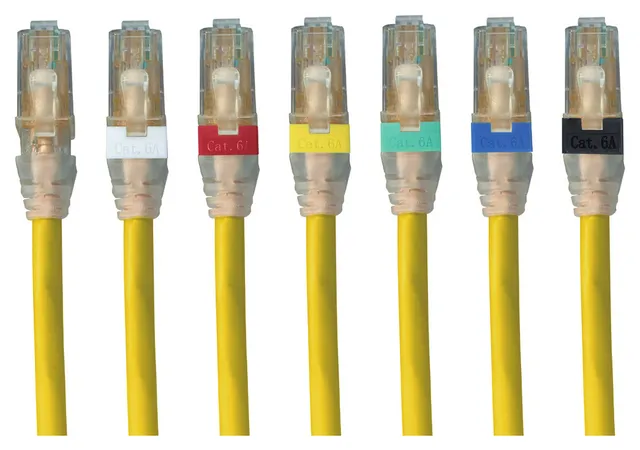 صورة المنتج: كبلات توصيل (Patch Cord) STP بحلقات ملونة