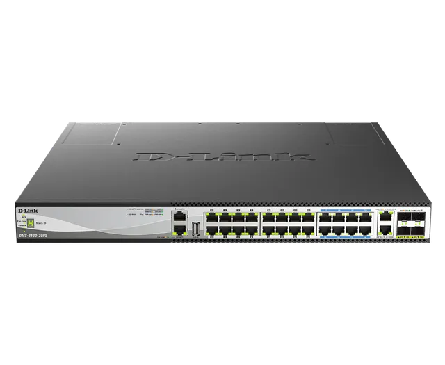 30-Port Layer 3 Stackable Multi-Gigabit Managed PoE Switch