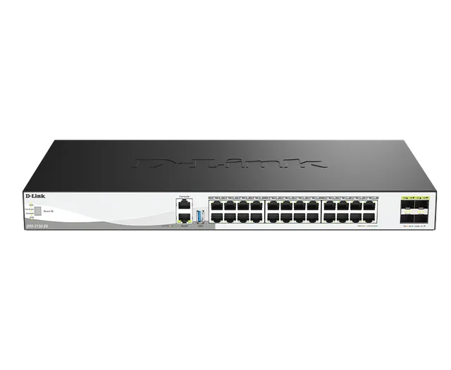 24-Port 10G Layer 3 Stackable Aggregation Managed Switch