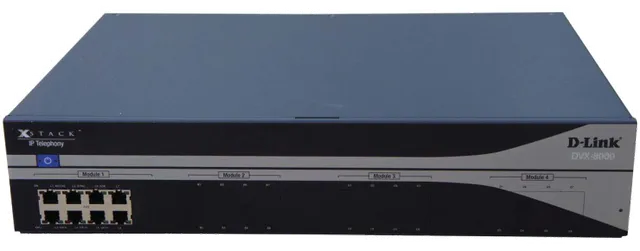 DVX-8000 Modular IP Telephony System, up to 500 Users