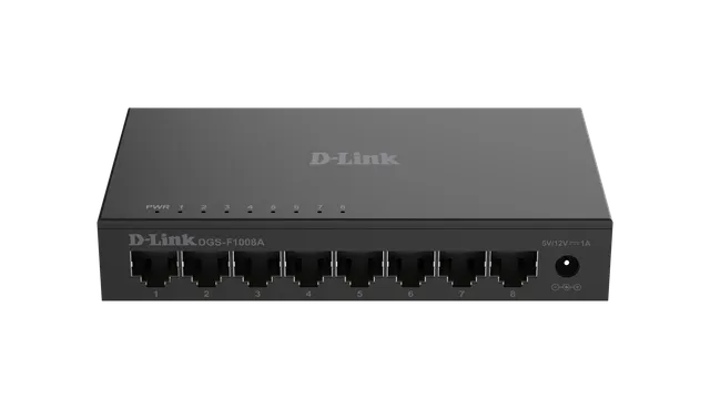 منظر أمامي لـ D-Link DGS-F1008A