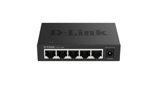 منظر أمامي لـ D-Link DGS-F105M