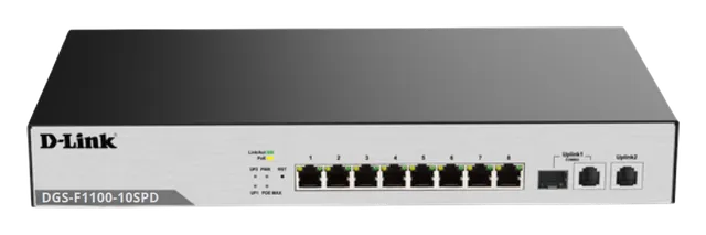D-Link DGS-F1100-10SPD front view