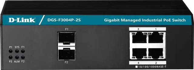 Vue de face du D-Link DGS-F3004P-2S