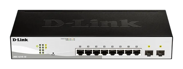 منظر أمامي لـ D-Link DGS-1210-10