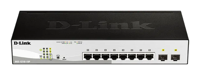 منظر أمامي لـ D-Link DGS-1210-10P