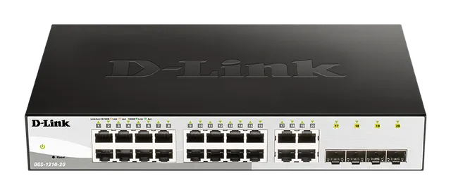 منظر أمامي لـ D-Link DGS-1210-20