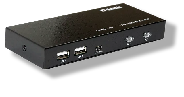 منظر مائل لـ D-Link DKVM-210H