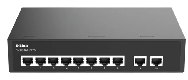 منظر أمامي لـ D-Link DMS-F1100-10XPD