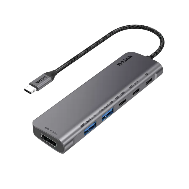منظر مائل لـ D-Link DUB-C106