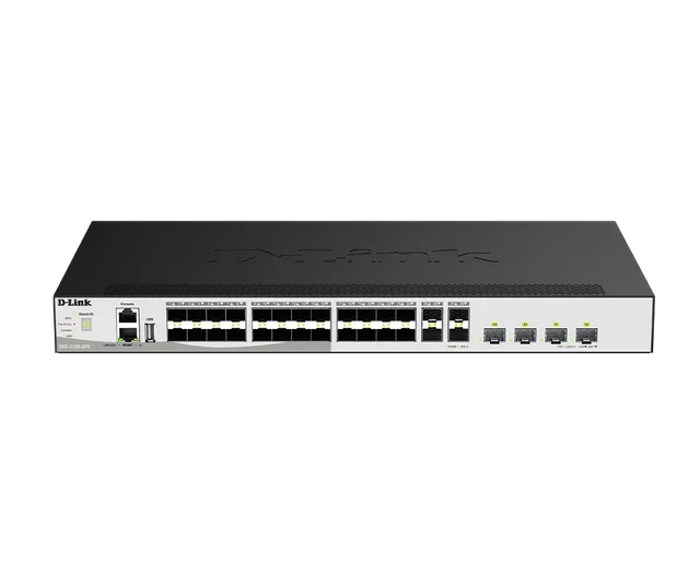 32-Port 10G Layer 3 Stackable Aggregation Managed Fiber Switch