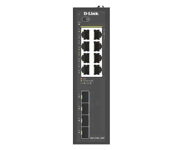 Commutateur intelligent industriel 2 ports 1G PoE++ + 6 ports 1G PoE+ + 4 ports 1G SFP